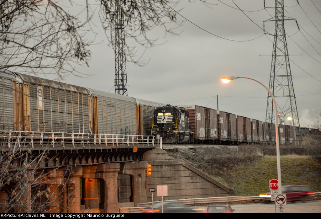 NS GP38-2 High nose Locomotive in the yard